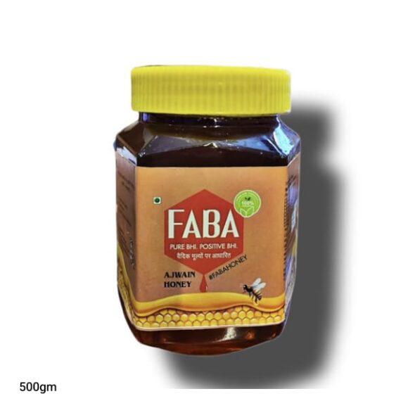 Ajwain honey 500gm Jar from faba honey