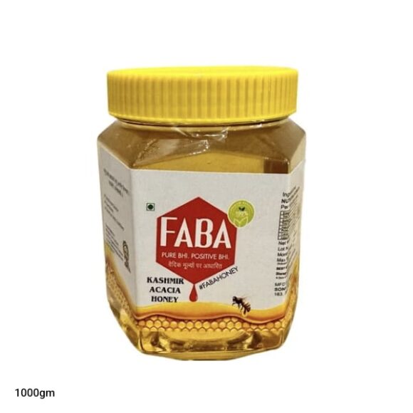 kashmir acacia flora honey 1kg jar of faba honey brand