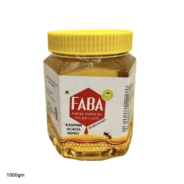 kashmir acacia flora honey 1kg jar of faba honey brand
