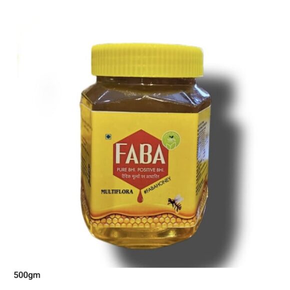 Multiflora honey 500gm Jar from faba honey