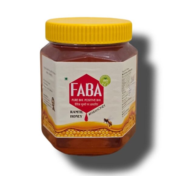 Ramtil honey jar of 1kg from faba honey