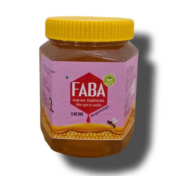 lichi honey 1kg jar from faba honey