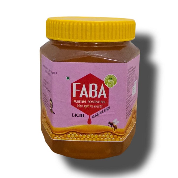 lichi honey 1kg jar from faba honey